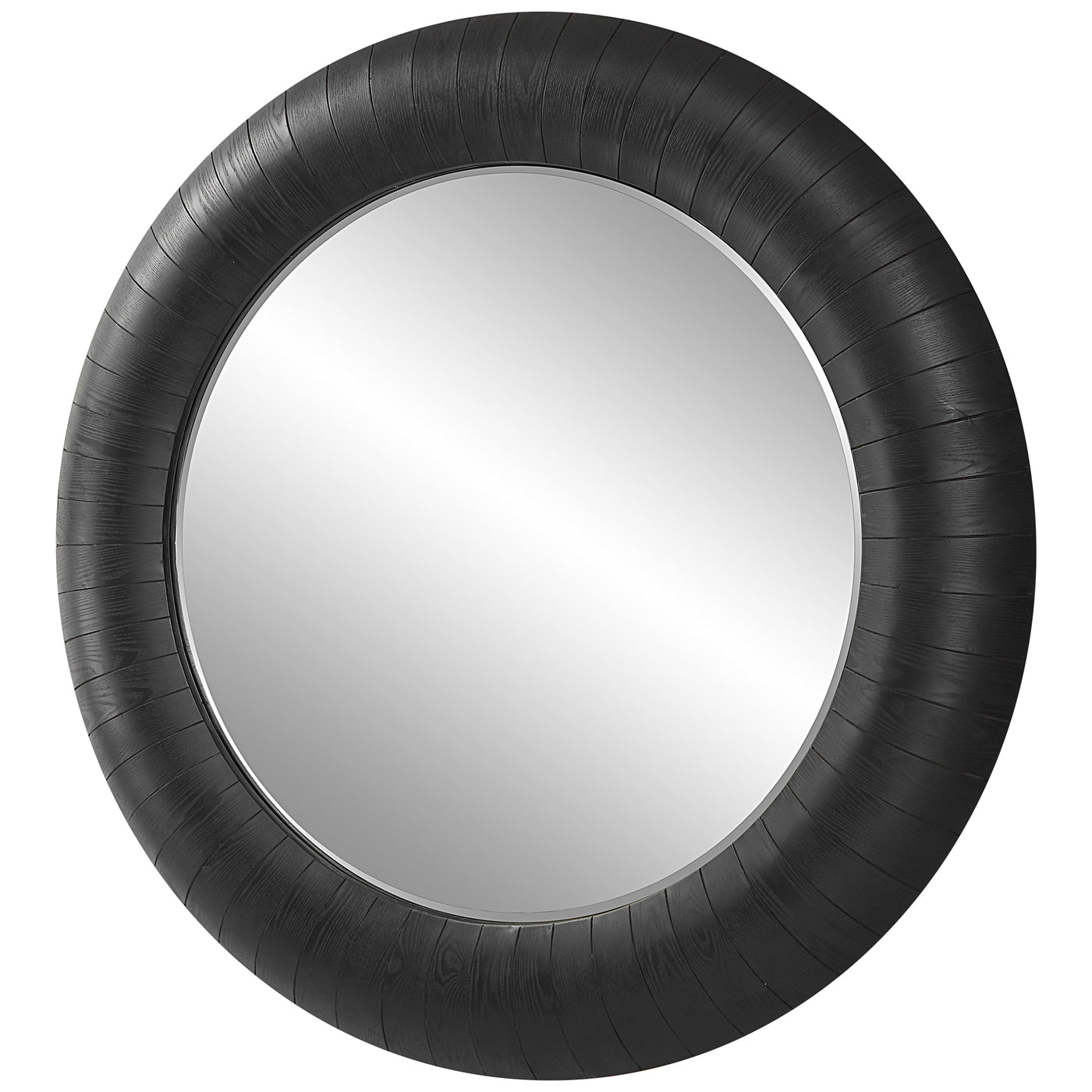 Uttermost Stockade Dark Round Mirror