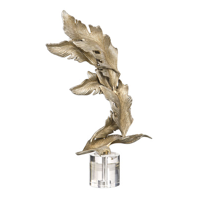 Uttermost Fall Leaves Champagne Sculpture