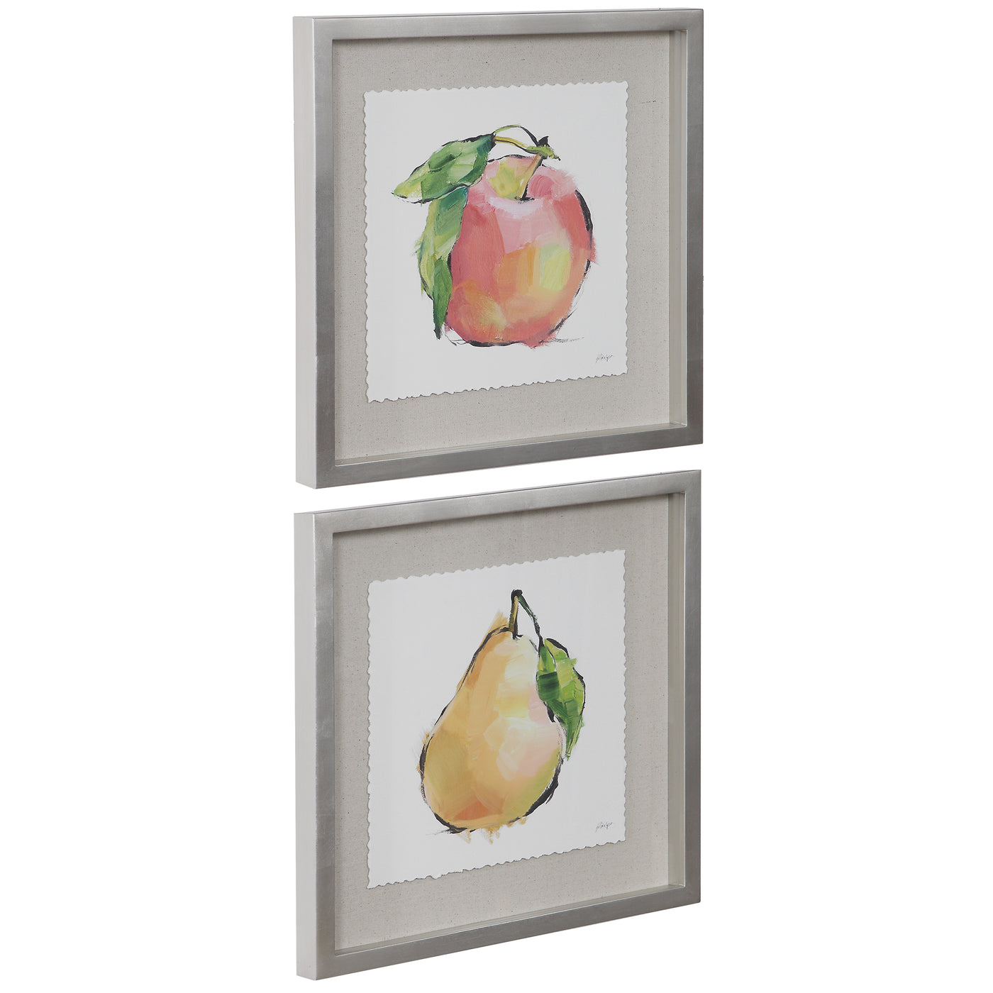 Uttermost Designer Fruits Framed Prints, Set/2
