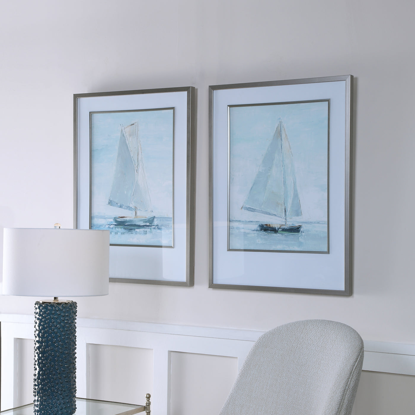 Uttermost Seafaring Framed Prints, S/2