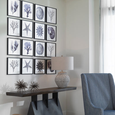 Uttermost Sea Living Framed Prints, S/8