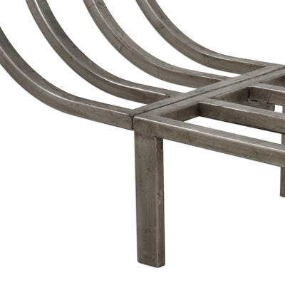 Uttermost Arlice Bright Silver Console Table