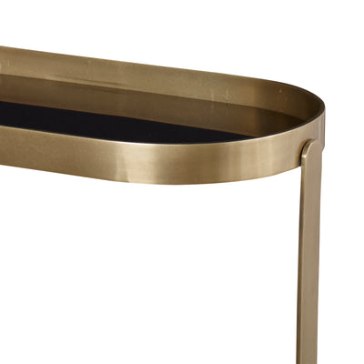 Uttermost Adia Antique Gold Accent Table