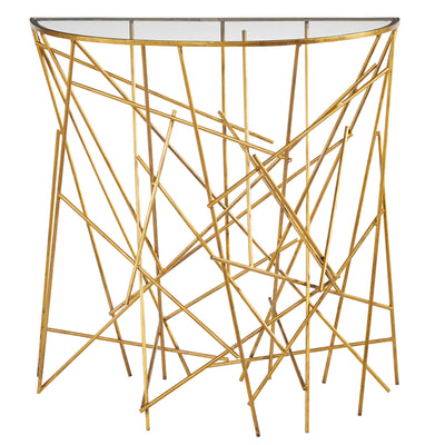 Uttermost Philosopher Gold Console Table