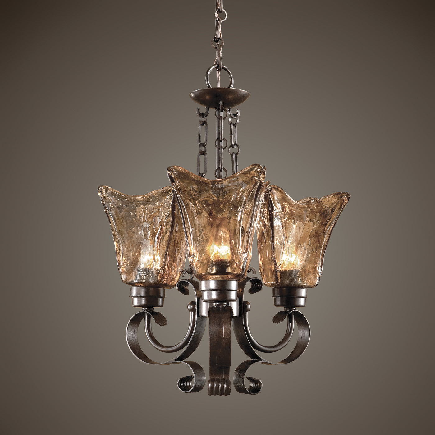 Uttermost Vetraio 3Lt Oil Rubbed Bronze Chandelier