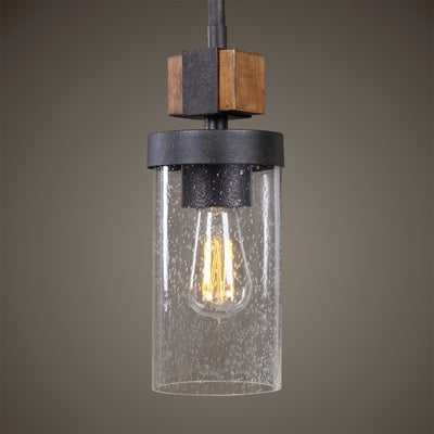 Uttermost Atwood 1 Light Industrial Mini Pendant