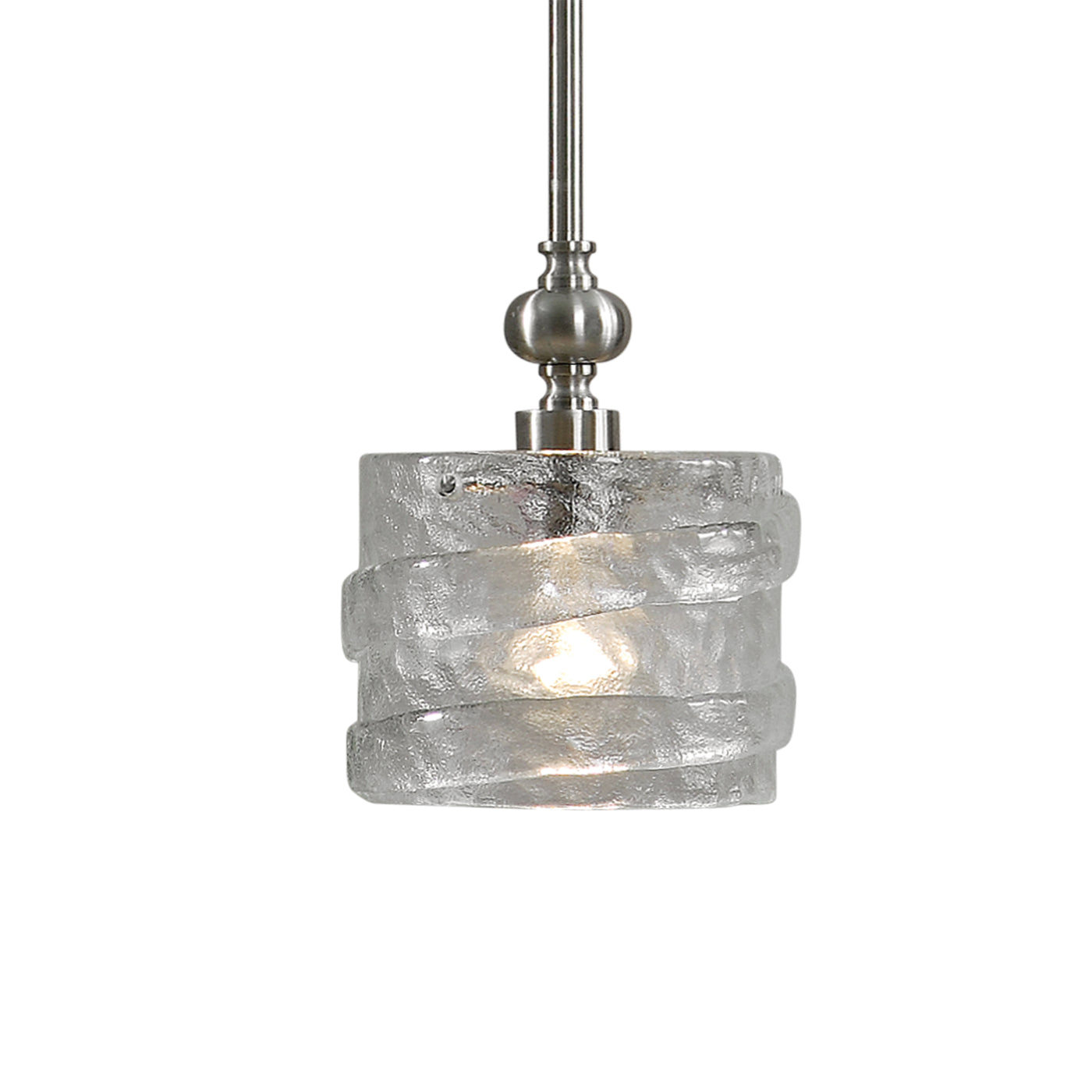 Uttermost Mossa 1 Light Seeded Glass Mini Pendant