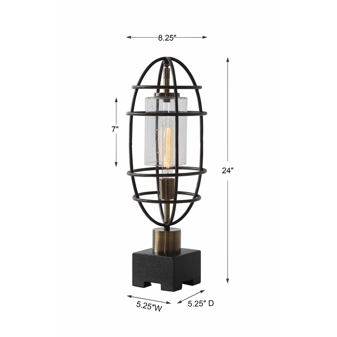 Uttermost Newton Industrial Accent Lamp