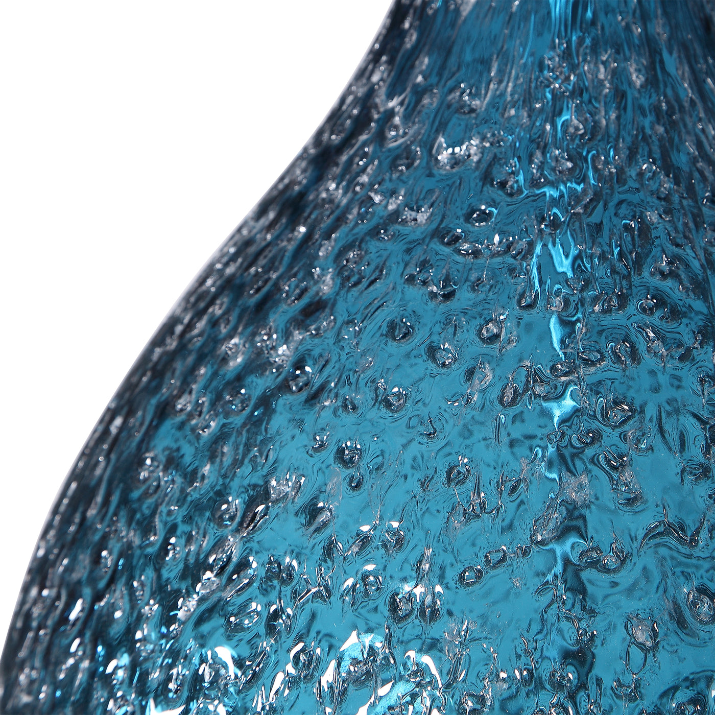 Uttermost Eline Blue Glass Table Lamp