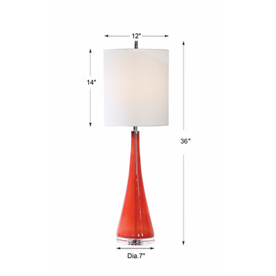 Uttermost Ariel Tapered Glass Buffet Lamp
