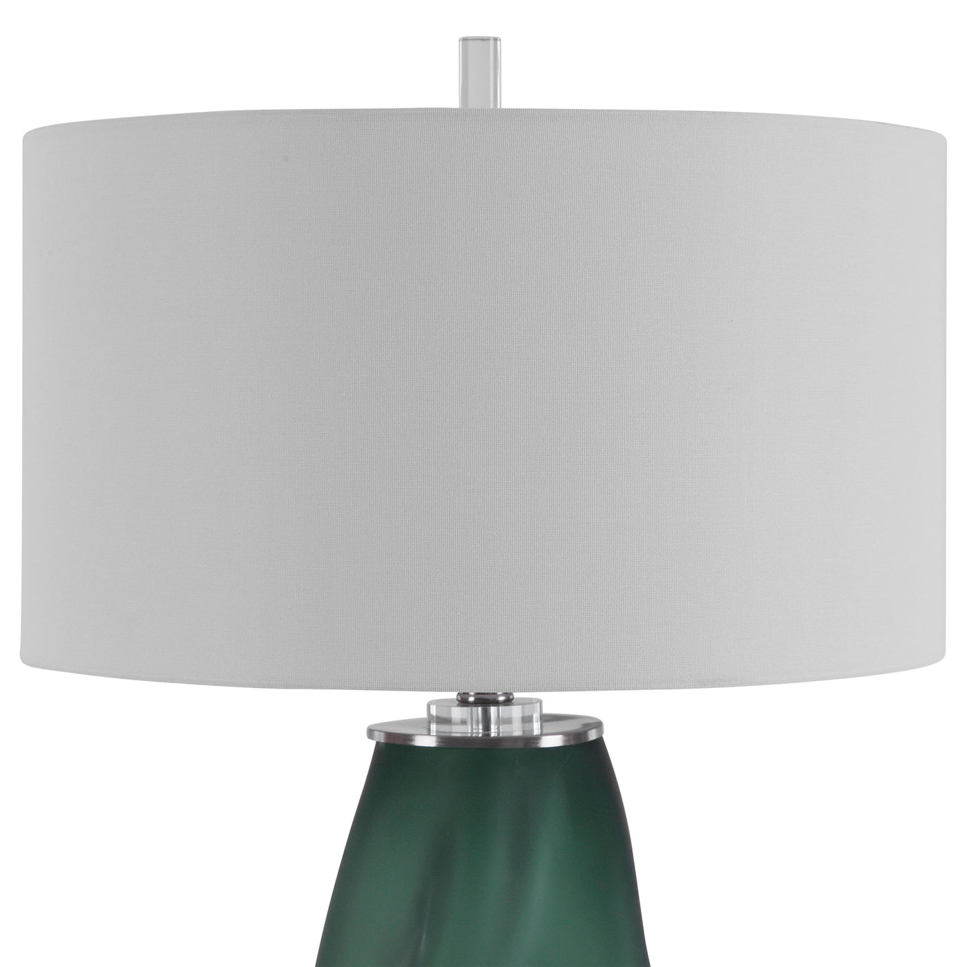 Uttermost Esmeralda Green Glass Table Lamp