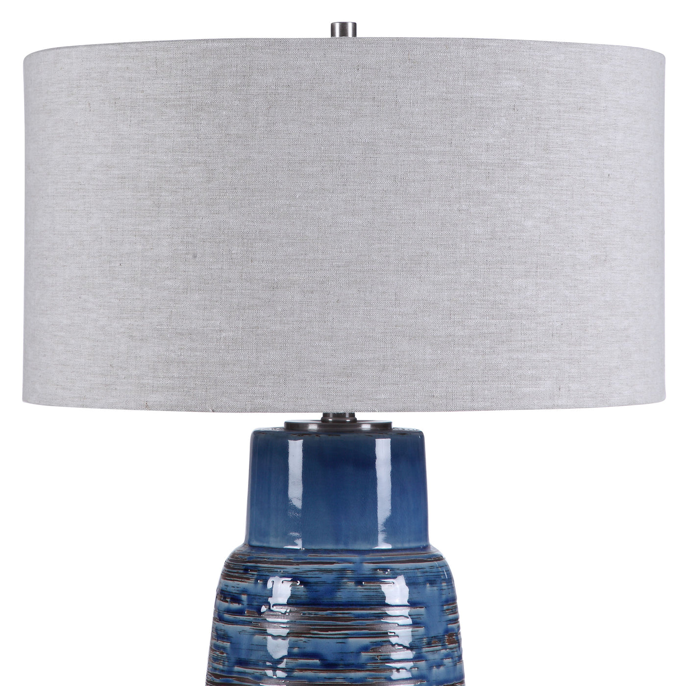 Uttermost Magellan Blue Table Lamp
