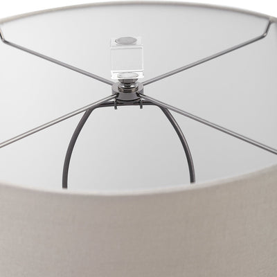 The Queenstown - Stacked Crystal Table Lamp - Glass.com