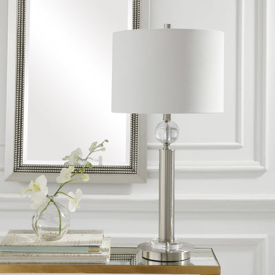 The Matterhorn - Glass Sphere Table Lamp - Glass.com