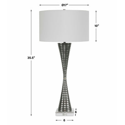 Uttermost Renegade Ribbed Iron Table Lamp