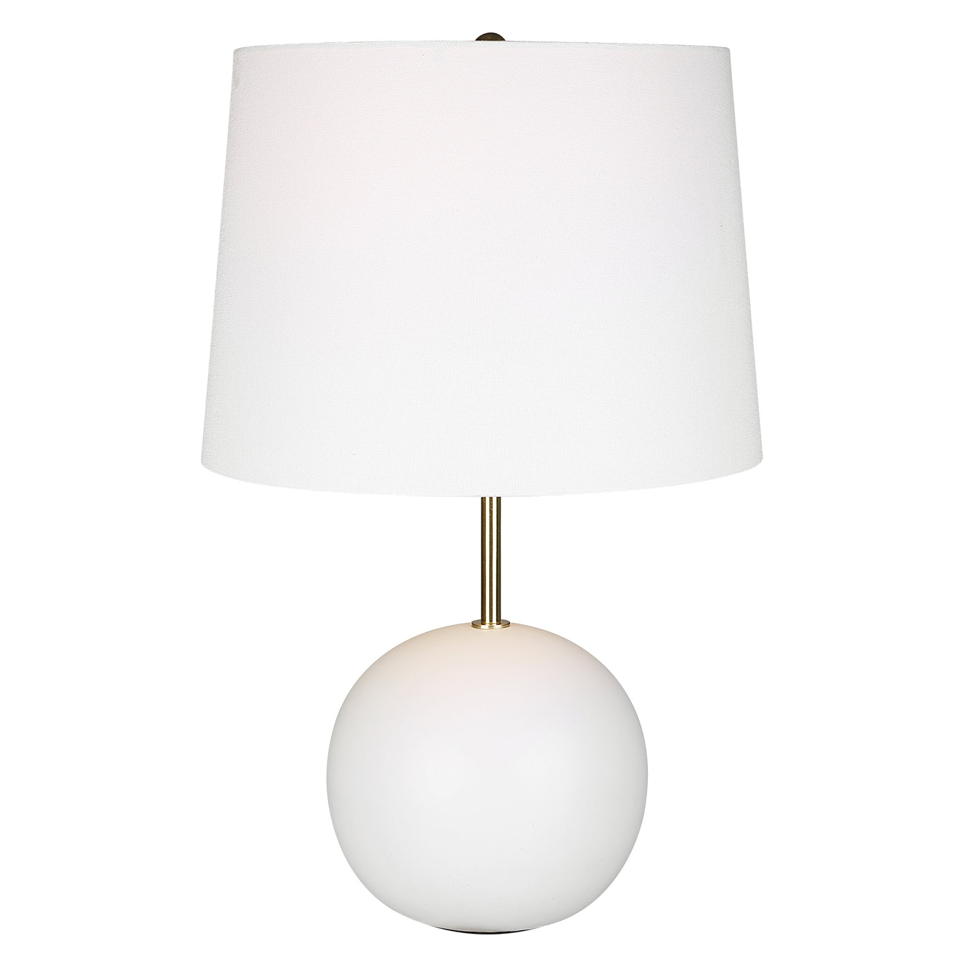 The Cancun - Table Lamp with White Ceramic Base