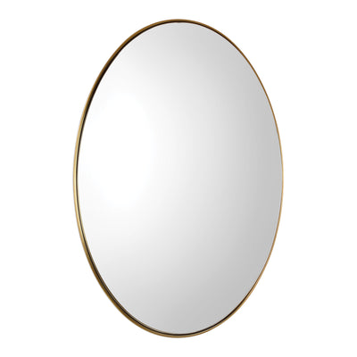 Uttermost Pursley Brass Oval Mirror