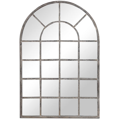 The Montrose - Arch Window Decorative Wall Mirror - Glass.com