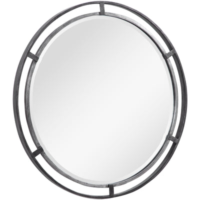 The Chesapeake - Round Framed Bathroom Vanity Mirror - Glass.com