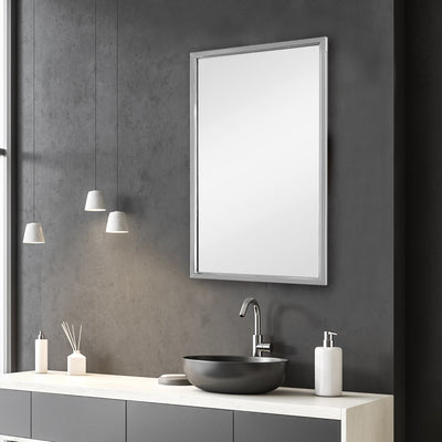 The Lewiston - Contemporary Decorative Wall Mirror - Glass.com