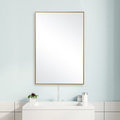 The Woodbury - Gold Framed Decorative Wall Mirror - Glass.com