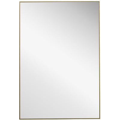The Woodbury - Gold Framed Decorative Wall Mirror - Glass.com