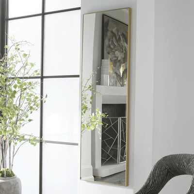 The Lancaster - Gold Full Floor Length Dressing Mirror - Glass.com