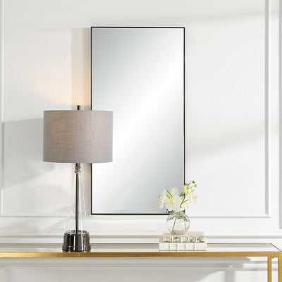 The Breckenridge - Rectangular Matte Black Framed Mirror